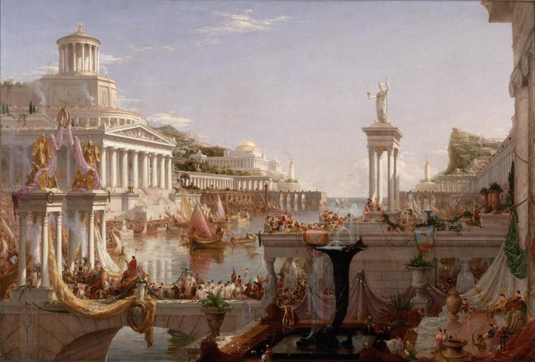 Thomas Cole The Course of Empire: The Consummation of Empire (mk13) oil painting image